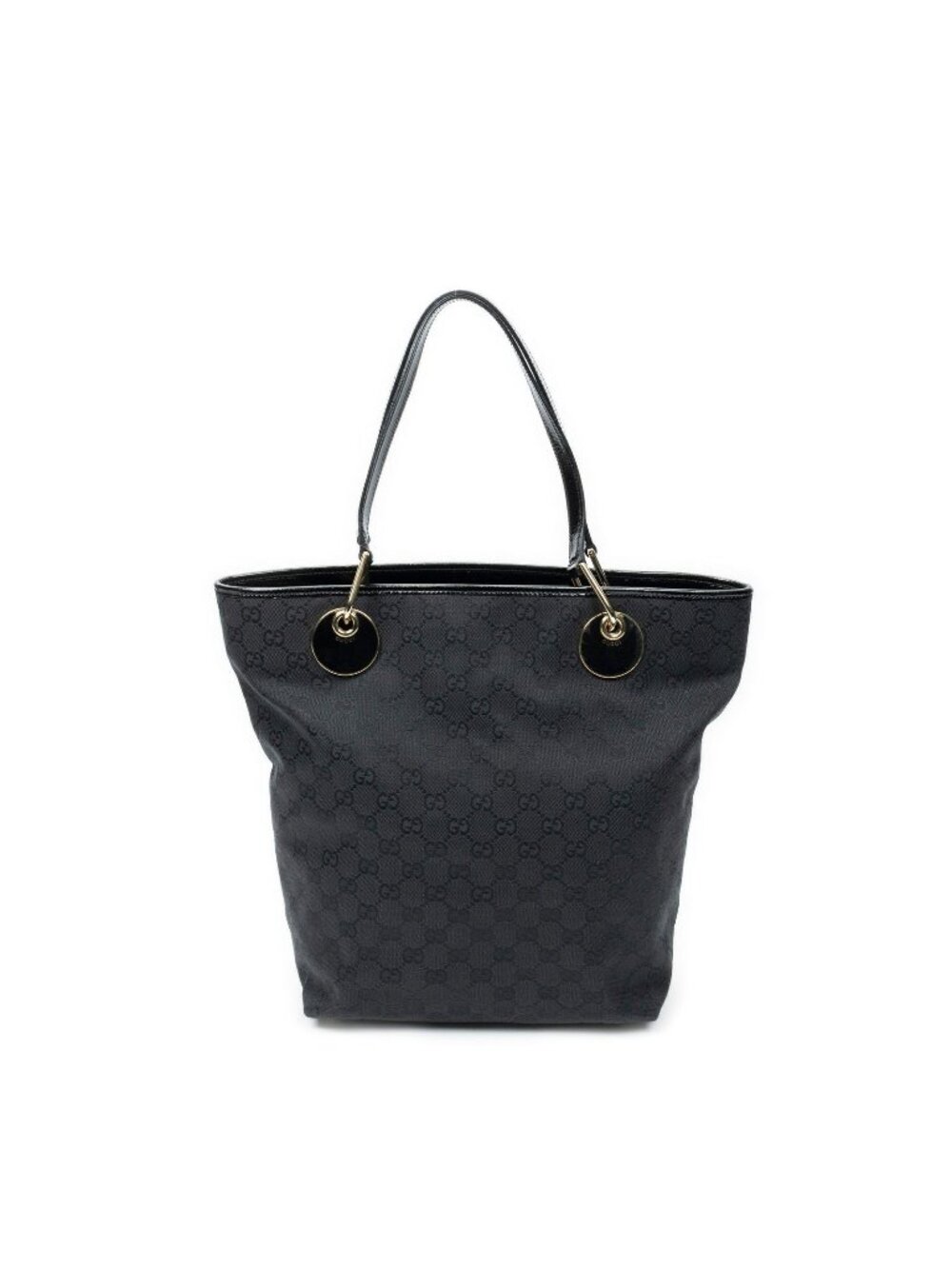 Gucci Eclipse Thor Tote Bag Black GG Canvas